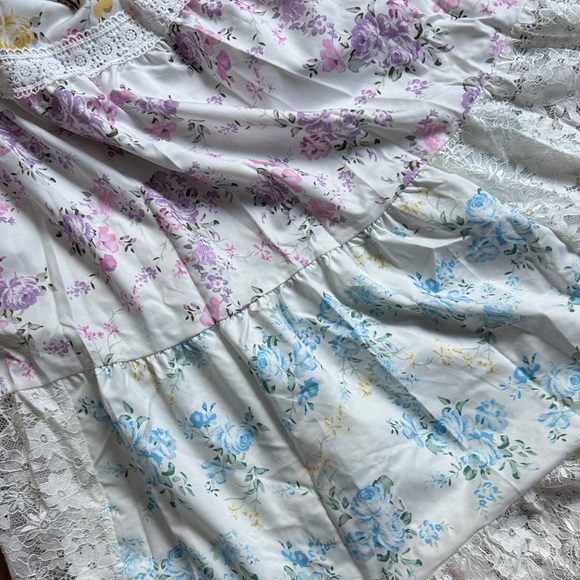 Chicwish Floral Maxi Dress in Pink, Yellow, and Blue - Picture 5 of 9